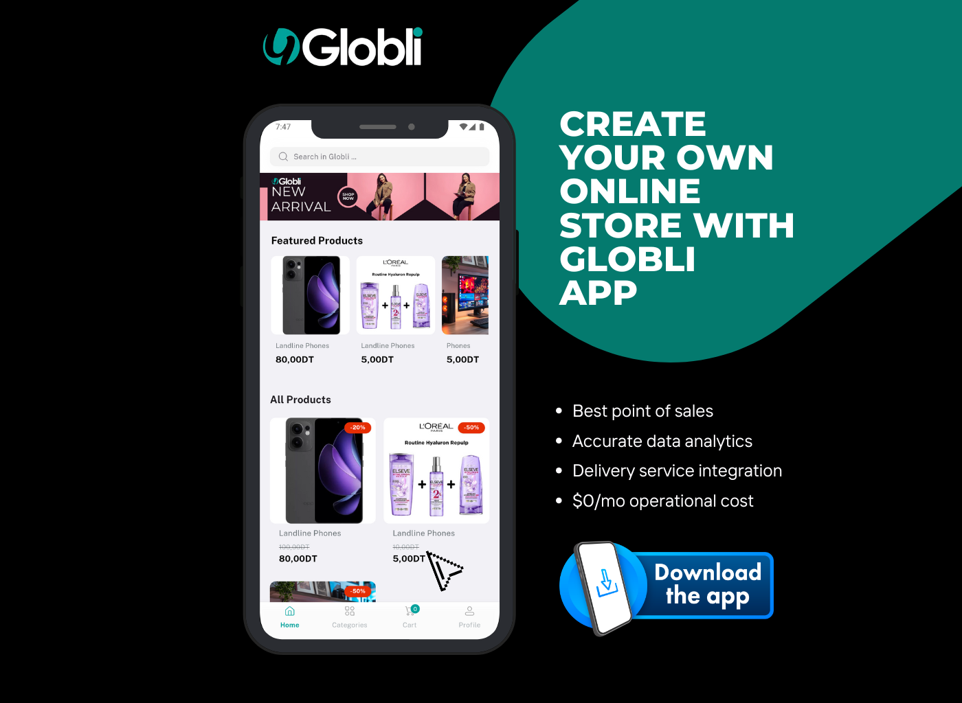 Globli Marketplace promo
